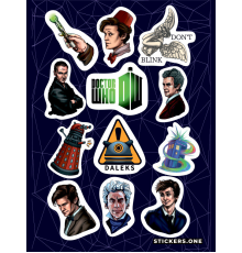 Лист стикеров Stickers-One - Doctor Who