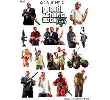 Лист стикеров HOS - GTA 5
