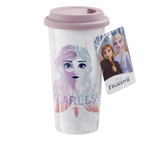 Кружка керамическая Funko Disney Frozen 2 Fearless Fearless Lidded Mug UT-FR06287