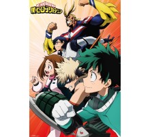 Постер MY HERO ACADEMIA Heroes А1