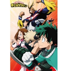 Постер MY HERO ACADEMIA Heroes А1