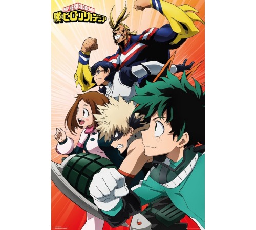 Постер MY HERO ACADEMIA Heroes А1