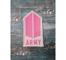 Нашивка вышитая лого фанатов группы BTS 