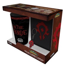 Набор подарочный World Of Warcraft Horde Бокал 400ml + Брелок + Записная книжка ABYPCK214