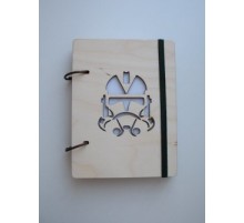 Деревянный блокнот «Штурмовик»