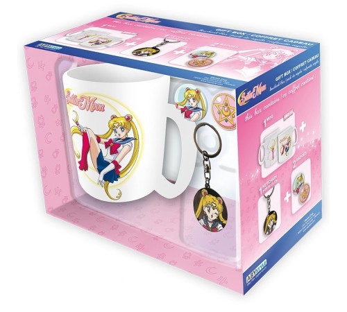 Набор ABYstyle: SAILOR MOON: Кружка + Брелок + Значки Sailor Moon ABYPCK091