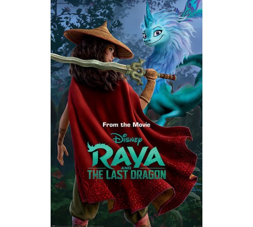 Постер Raya and the Last Dragon (Warrior in the Wild) A1