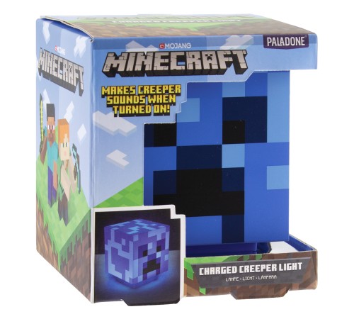 Светильник Minecraft Charged Creeper Light With Sound PP7712MCF