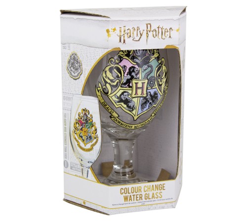 Бокал стеклянный Harry Potter Hogwarts Colour Change Water Glass V2 420 ml PP4259HPV2