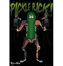 Постер Огурчик Рик (Pickle Rick) А1 № 92