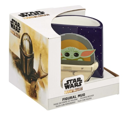 Кружка керамическая Funko Star Wars Mandalorian The Child Drink Time Figural Mug UT-SW06488