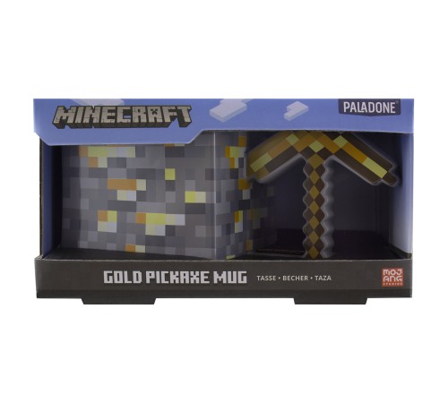 Кружка 3D Minecraft Gold Pickaxe Mug 550 ml PP8776MCF