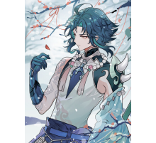 Открытка Xiao Genshin