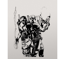 Постер-виниловая наклейка 