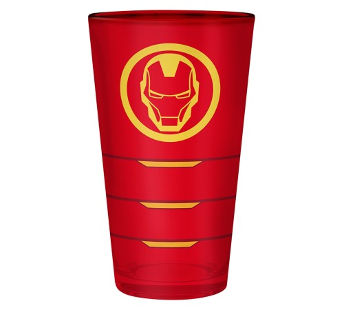 Бокал стеклянный Marvel Large Glass XXL 400 ml Iron Man box x2 ABYVER136