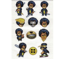 Лист стикеров «Бо Плюшевый Гангстер»