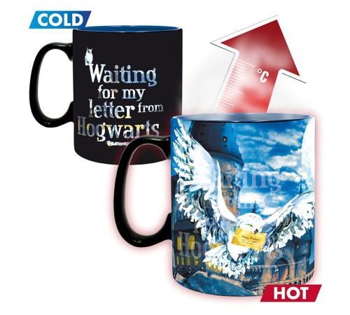 Кружка Harry Potter - Mug Heat Change - 460 ml - Letter - with box x2 ABYMUG919