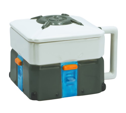 Кружка 3D с крышкой Overwatch Lootbox 500 ml ABYMUG678 Кружка 3D с крышкой Overwatch Lootbox 500 ml ABYMUG678