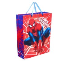 Пакет ламинированный вертикальный Marvel «С Днем рождения!», Человек-паук