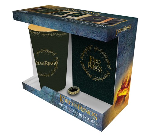 Набор подарочный The Ring Lord Of The Rings Бокал 400ml + значок + Записная книжка ABYPCK220