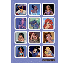 Лист стикеров «Stranger Disney»