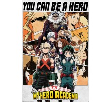 Постер My Hero Academia (Be a Hero) А1