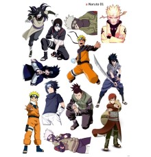 Наклейка А5 a Naruto 01 (Наруто 01)