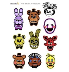 Лист стикеров Stickerlab - Five Nights At Freddy's