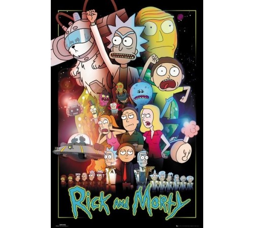 Постер Rick and Morty (Space) А1 (113) FP4576