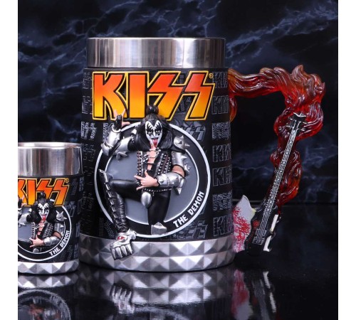 Кружка KISS Flame Range The Demon Tankard 600мл B5183R0