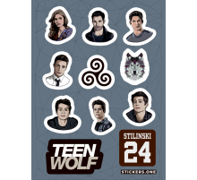 Лист стикеров Stickers-One - Teen Wolf