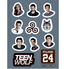 Лист стикеров Stickers-One - Teen Wolf