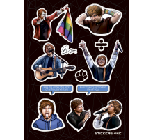 Лист стикеров «Ed Sheeran»