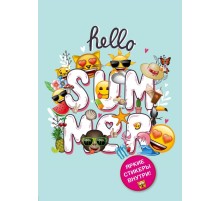 Блокнот. Эмодзи. Hello summer! (со стикерами)