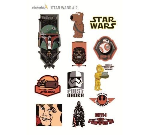 Лист стикеров Stickerlab - Star Wars #2