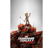 Постер Guardians of the Galaxy (Groot Dinamyte)