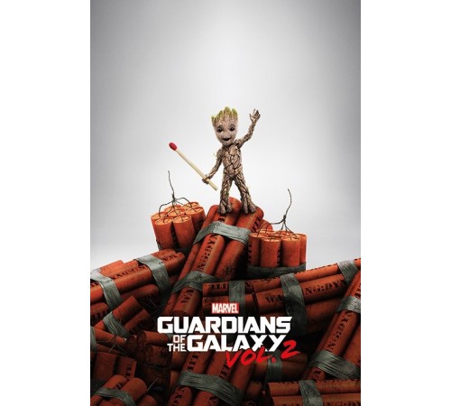 Постер Guardians of the Galaxy (Groot Dinamyte)