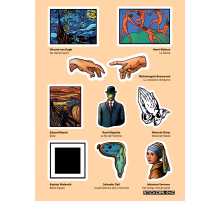 Лист стикеров «Art»