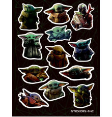 Лист стикеров Stickers One «Baby Yoda»