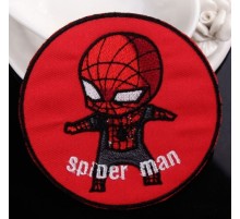 Нашивка вышитая Человек-Паук (круглая)