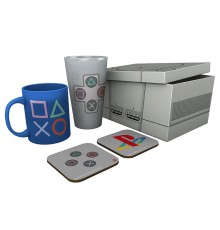 Набор подарочный PlayStation Classic 2019 Бокал + Кружка + Подставки 2шт GFB0075