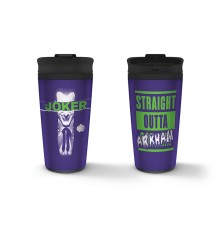 Кружка Pyramid: DC: The Joker (Straight Outta Arkham) Metal Travel Mugs MTM25370