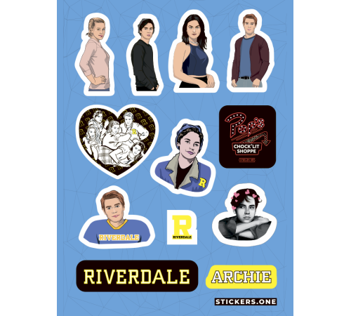 Лист стикеров «Riverdale»