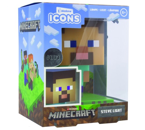 Светильник Minecraft Steve Icon Light V2 PP6594MCFV2