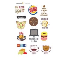 Лист стикеров Stickerlab - Food