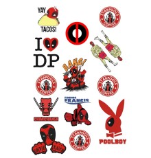 Лист стикеров Stickerlab - Deadpool