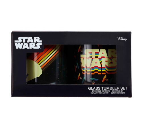 Набор бокалов стеклянных Funko Star Wars Retro Retro Vehicles Tumbler Set 2шт UT-SW06326 Набор бокалов стеклянных Funko Star Wars Retro Retro Vehicles Tumbler Set 2шт UT-SW06326