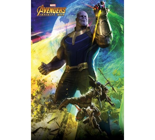 Постер Avengers Infinity War (Thanos) А1