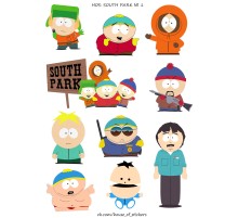 Лист стикеров HOS - Южный парк №1