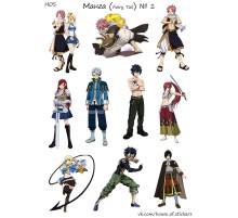 Лист стикеров HOS - Fairy Tail